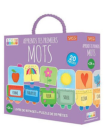Puzzle e libro - impara le prime parole | Sassi Junior