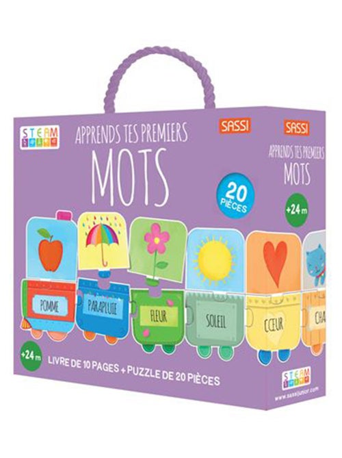 Puzzle e libro - impara le prime parole | Sassi Junior - Kiabi