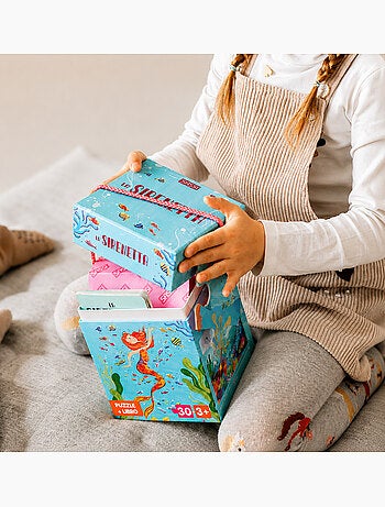 Puzzle e libro bambini la sirenetta | Sassi Junior