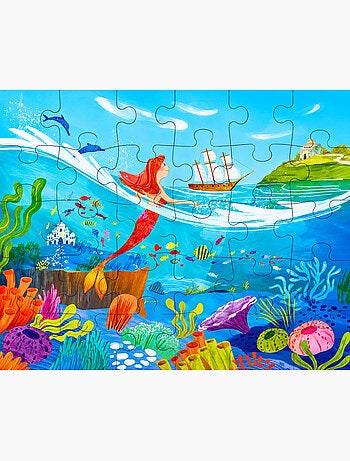 Puzzle e libro bambini la sirenetta | Sassi Junior