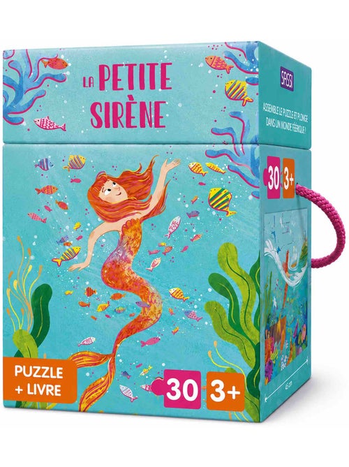 Puzzle e libro bambini la sirenetta | Sassi Junior - Kiabi