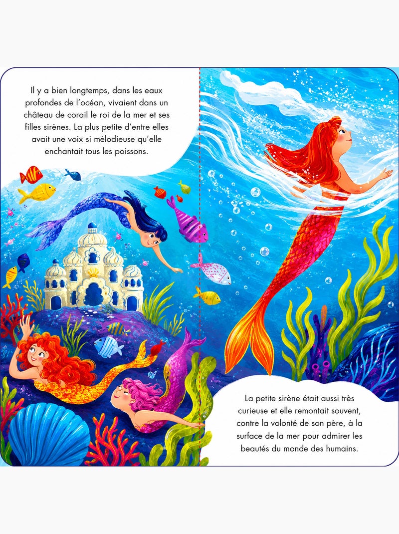 Puzzle e libro bambini la sirenetta | sassi junior | sassi junior N/D - Kiabi