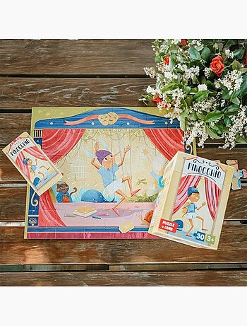 Puzzle e libro bambini pinocchio | Sassi Junior