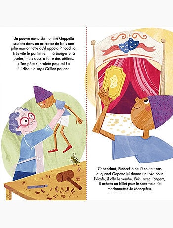 Puzzle e libro bambini pinocchio | Sassi Junior