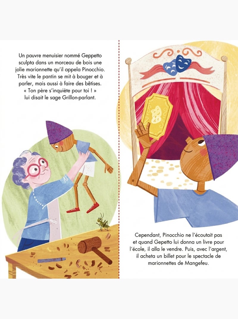 Puzzle e libro bambini pinocchio | sassi junior | sassi junior N/D - Kiabi