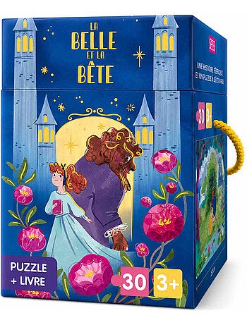 Puzzle e libro la bella e la bestia | Sassi Junior