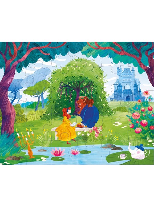Puzzle e libro la bella e la bestia | Sassi Junior - Kiabi