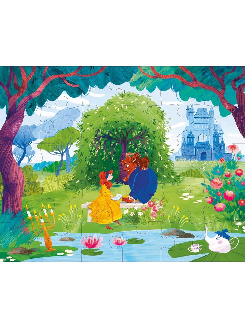 Puzzle e libro la bella e la bestia | sassi junior | sassi junior N/D - Kiabi