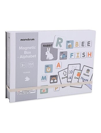Puzzle Magnetico Educativo Lettere e Parole – Gioco Montessori Bambini 3+ in Scatola Libro