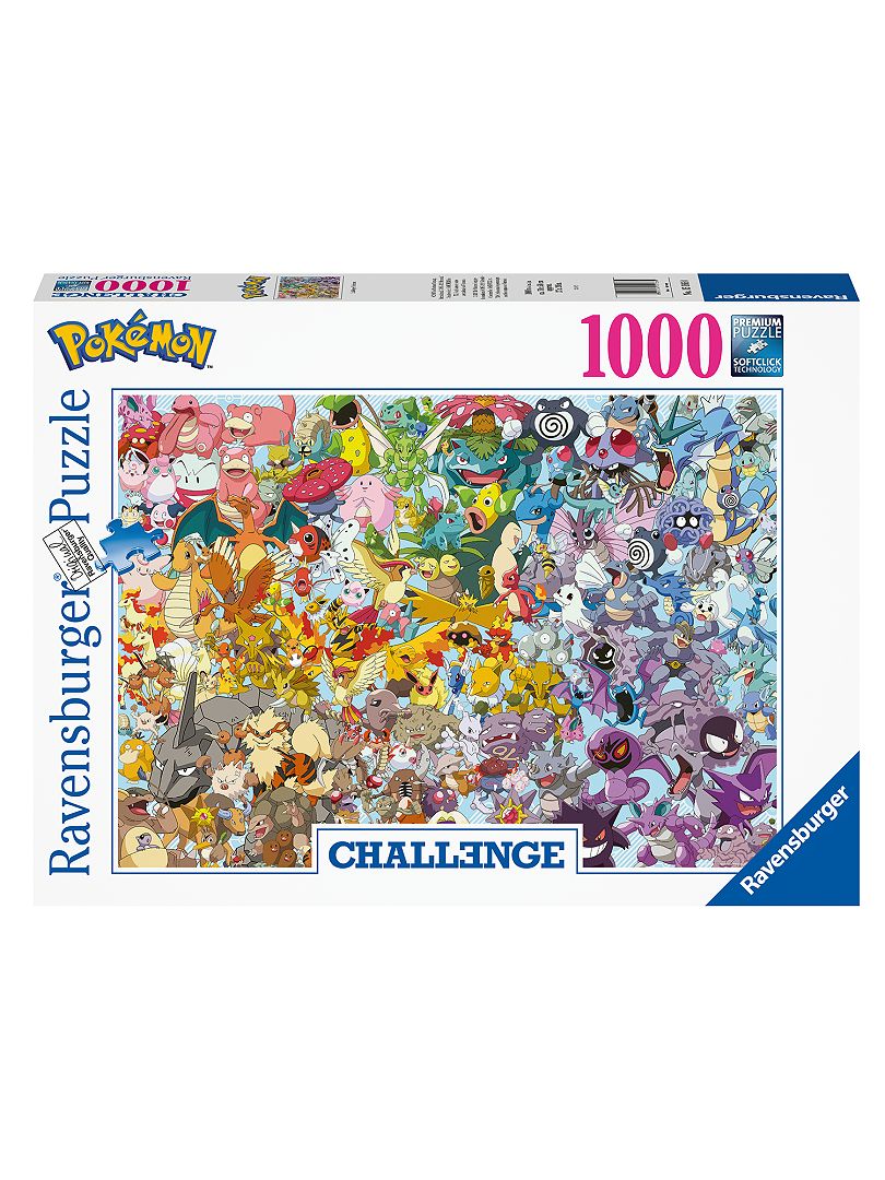 Puzzle 'Pokemon' 1000 pezzi multicolore - Kiabi
