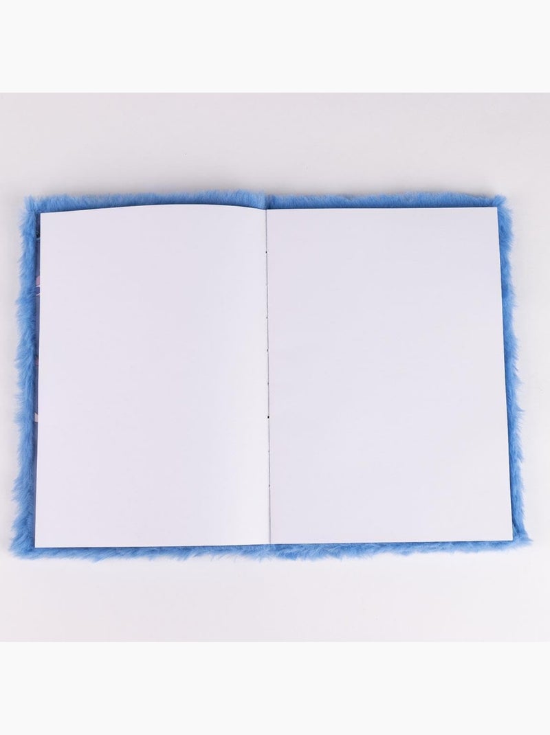 Quaderno A5 - Stitch - Disney - Copertina in peluche Blu - Kiabi