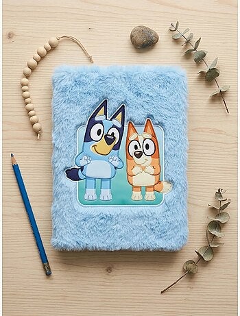 Quaderno peluche a5 copertina morbida bluey bbc studios