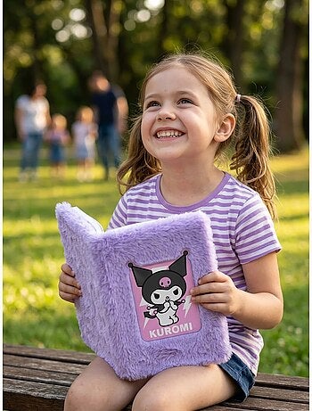 Quaderno peluche a5 copertina morbida kuromi sanrio