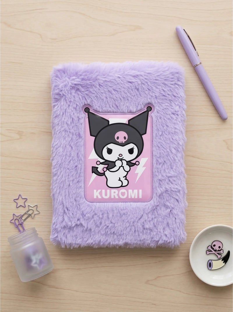 Quaderno peluche a5 copertina morbida kuromi sanrio Multicolore - Kiabi