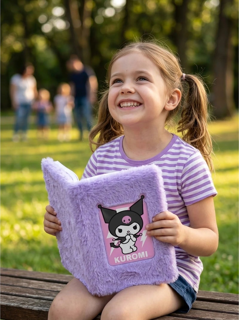 Quaderno peluche a5 copertina morbida kuromi sanrio Multicolore - Kiabi