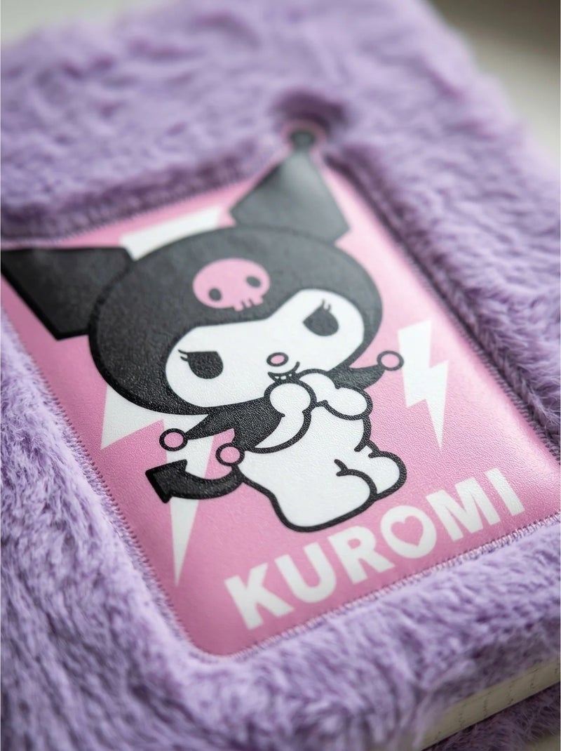 Quaderno peluche a5 copertina morbida kuromi sanrio Multicolore - Kiabi
