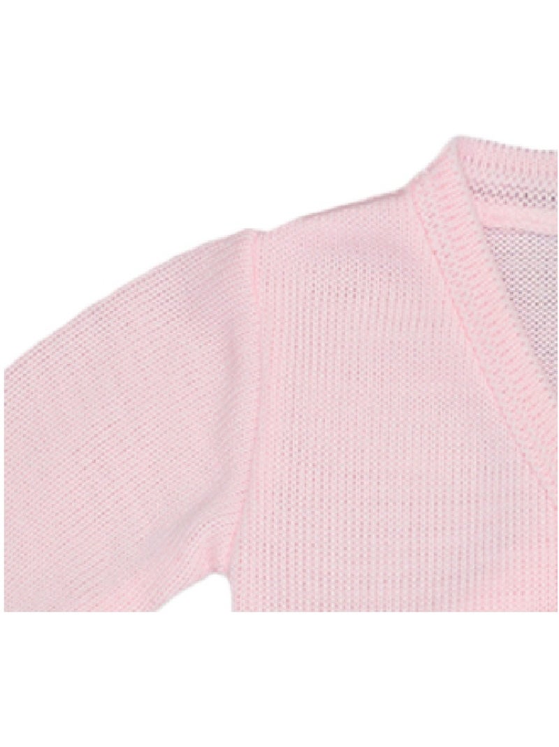 Questo cardigan lavorato a maglia di Les Chatounets Rosa - Kiabi