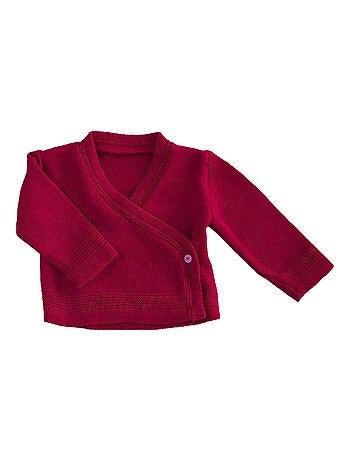 Questo cardigan lavorato a maglia di Les Chatounets