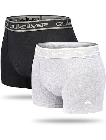 Quiksilver – Confezione 2 Boxer Uomo Cotone Stretch Comfort