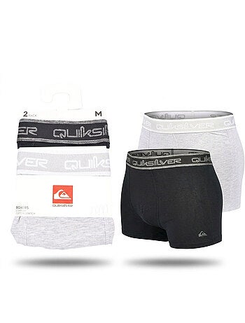 Quiksilver – Confezione 2 Boxer Uomo Cotone Stretch Comfort