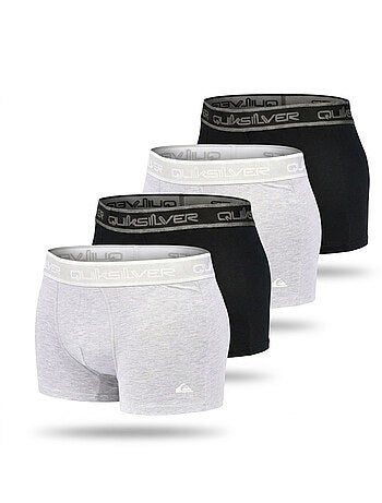 Quiksilver – Confezione 4 Boxer Uomo Comfort Cotone Stretch