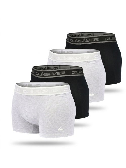 Quiksilver – Confezione 4 Boxer Uomo Comfort Cotone Stretch - Kiabi Quiksilver – Confezione 4 Boxer Uomo Comfort Cotone Stretch - Kiabi