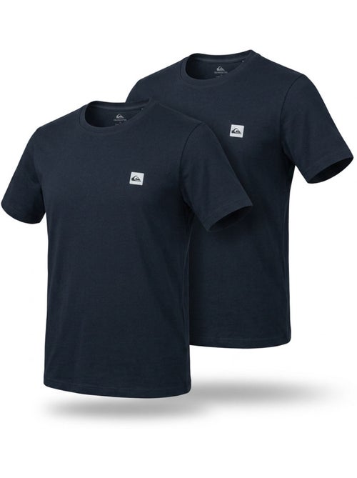 Quiksilver Confezione da 2 T-Shirt Uomo 100% Cotone Girocollo o Scollo a V - Kiabi