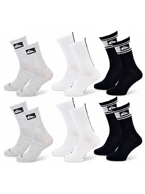 Quiksilver Confezione di calzini da uomo Crew Set da 6 paia Regular Lifestyle - Kiabi