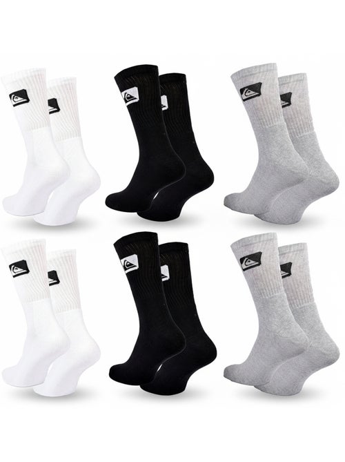 Quiksilver Confezione di calzini da uomo Crew Set da 6 paia Sport Cushioned - Kiabi