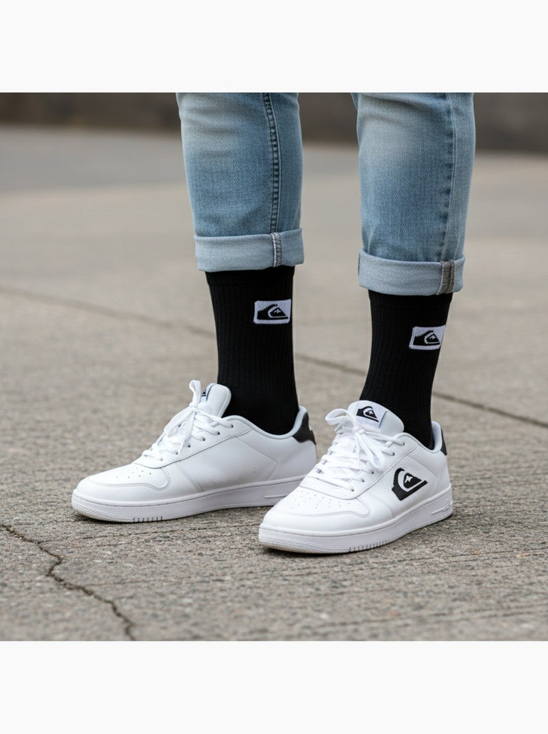 Quiksilver Confezione di calzini da uomo Crew Set da 6 paia Sport Cushioned Bianco Nero - Kiabi
