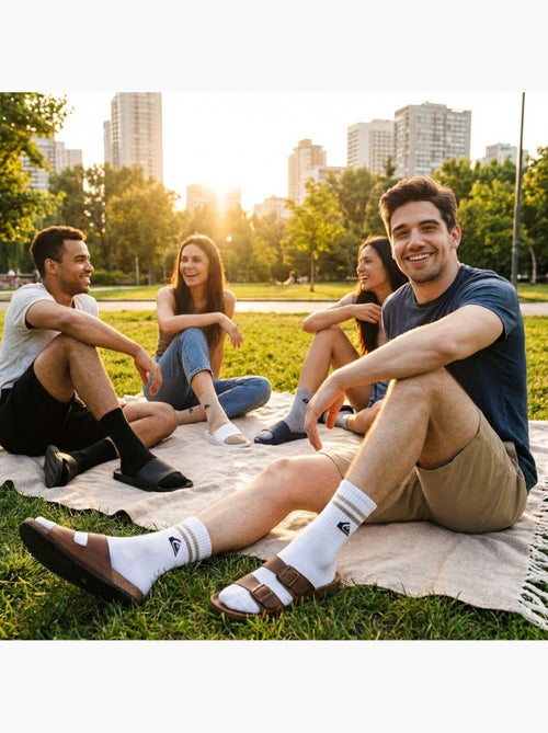 Quiksilver Confezione di calzini da uomo QUARTER Set da 6 paia Sport - Kiabi