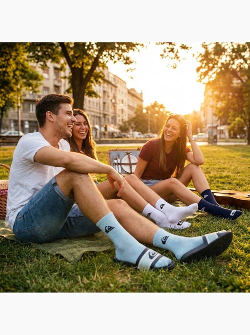 Quiksilver Confezione di calzini da uomo QUARTER Set da 6 paia Sport - Kiabi