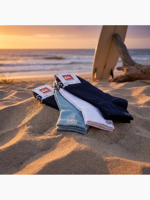 Quiksilver Confezione di calzini da uomo QUARTER Set da 6 paia Sport - Kiabi