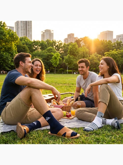 Quiksilver Confezione di calzini da uomo QUARTER Set da 6 paia Sport - Kiabi