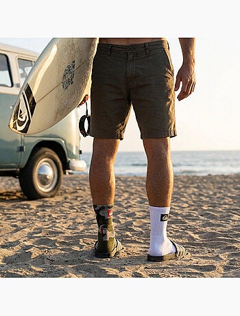 Quiksilver Confezione di calzini da uomo QUARTER Set da 6 paia Sport
