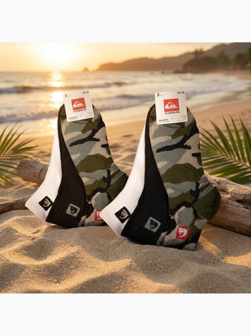 Quiksilver Confezione di calzini da uomo QUARTER Set da 6 paia Sport - Kiabi