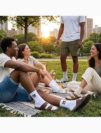 Quiksilver Confezione di calzini da uomo QUARTER Set da 6 paia Sport