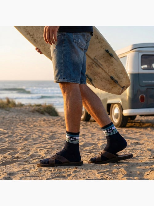 Quiksilver Confezione di calzini da uomo QUARTER Set da 6 paia Sport - Kiabi