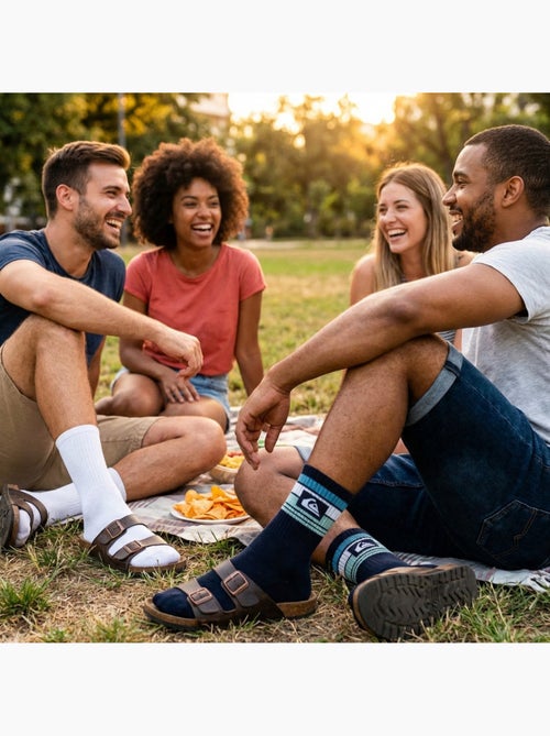 Quiksilver Confezione di calzini da uomo QUARTER Set da 6 paia Sport - Kiabi