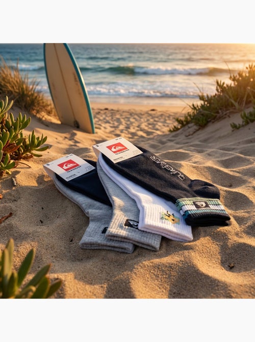 Quiksilver Confezione di calzini da uomo QUARTER Set da 6 paia Sport - Kiabi