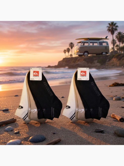 Quiksilver Confezione di calzini da uomo SNEAKER Set da 6 paia Sport - Kiabi