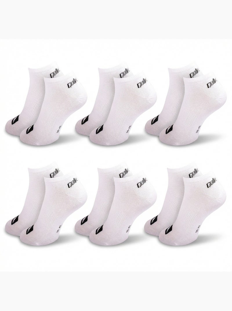 Quiksilver Confezione di calzini da uomo SNEAKER Set da 6 paia Sport Bianco - Kiabi