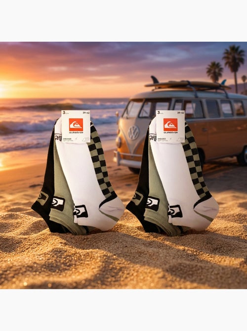 Quiksilver Confezione di calzini da uomo SNEAKER Set da 6 paia Sport - Kiabi