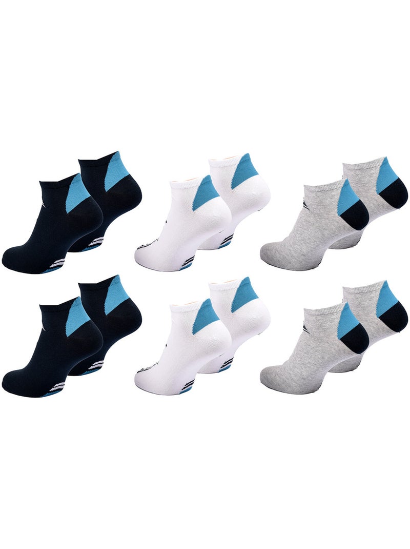 Quiksilver Confezione di calzini da uomo SNEAKER Set da 6 paia Sport Blu marino - Kiabi