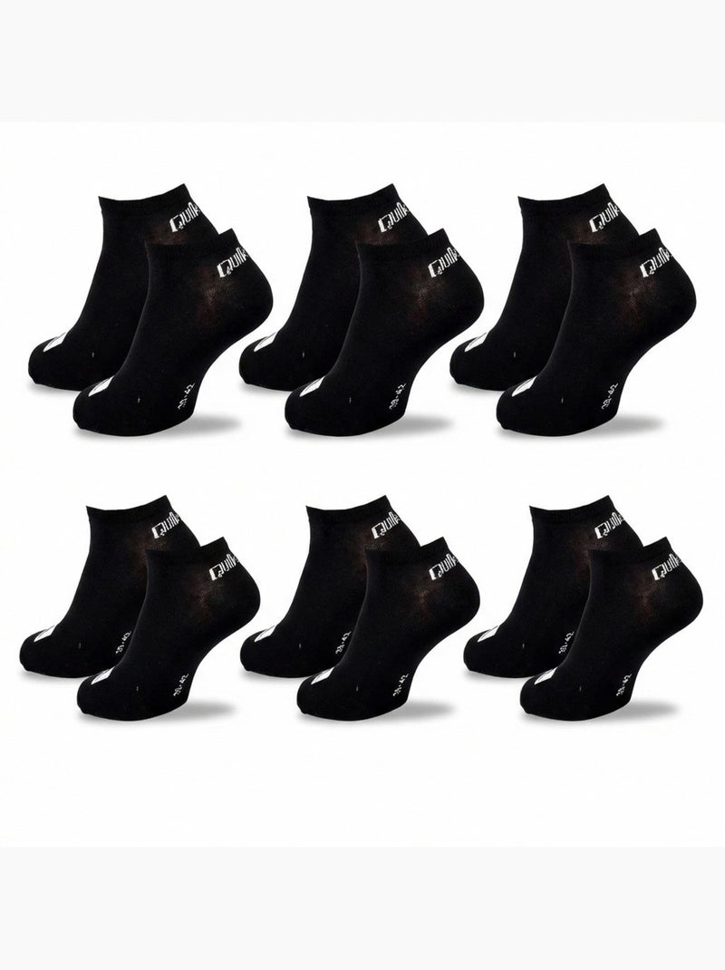 Quiksilver Confezione di calzini da uomo SNEAKER Set da 6 paia Sport Nero - Kiabi