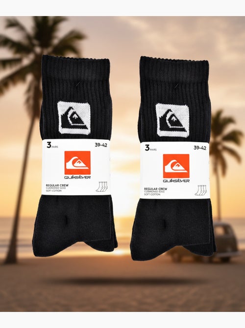 Quiksilver Confezione di calzini per bambini Crew Set da 6 paia Sport Cushioned - Kiabi