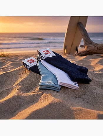 Quiksilver Confezione di calzini per bambini QUARTER Set da 6 paia Sport