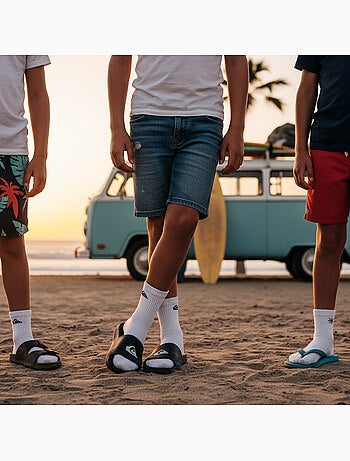 Quiksilver Confezione di calzini per bambini QUARTER Set da 6 paia Sport