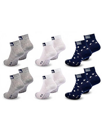 Quiksilver Confezione di calzini per bambini QUARTER Set da 6 paia Sport