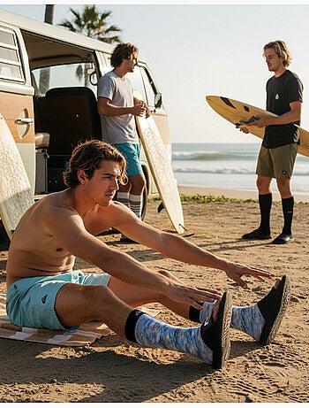 Quiksilver Set di calzini da uomo Crew LONG Lifestyle Set da 2 paia